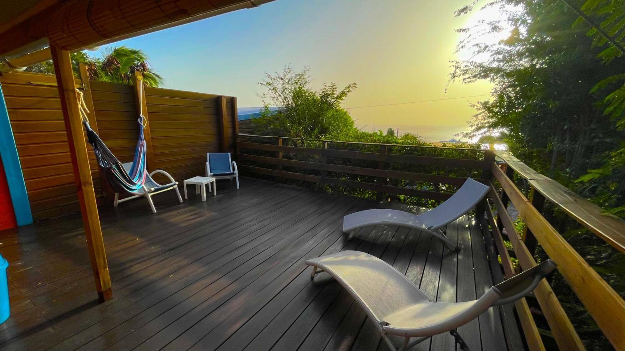 Gites Les Calebassiers Deshaies Kamer foto